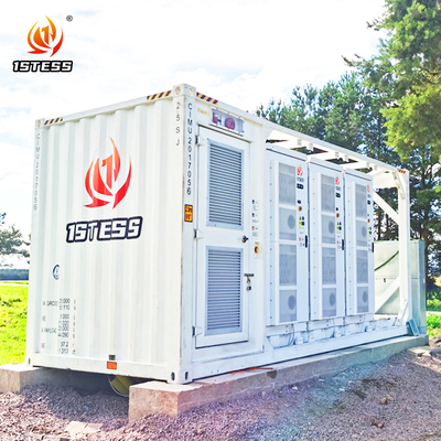 রিমোট মনিটরিং অ্যান্ড কন্ট্রোল 1MWh 5MWh 10MWh ব্যাটারি ক্যাপাসিটি কাস্টমাইজড সঙ্গে BESS কন্টেইনার