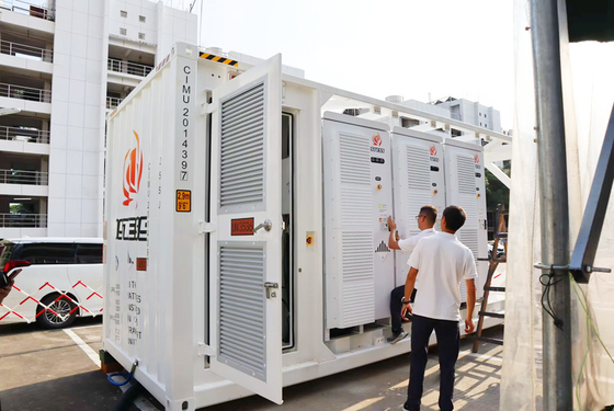 কাস্টমাইজড ইন্টিগ্রেটেড ব্যাটারি ধারক 1000kw 1000kwh 1mw 1mwh BEss ধারক শক্তি সঞ্চয় সিস্টেম