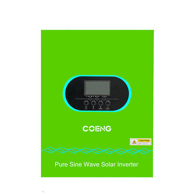 3.5kw 5.5kw 6.2kw বিশুদ্ধ সাইন ওয়েভ হাইব্রিড সোলার ইনভার্টার অফ গ্রিড একক ফেজ 24V 48V ফ্লোটিং চার্জ সহ এমপিপিটি