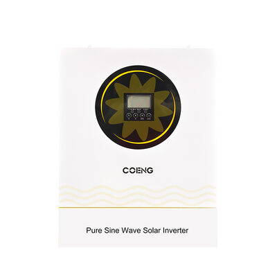 24V 48V হাইব্রিড সোলার ইনভার্টার অফ গ্রিড সিঙ্গেল ফেজ MPPT 3.5kw 5.5kw 6.2kw পিওর সাইন ওয়েভ ডাস্ট কভার ডিজাইন