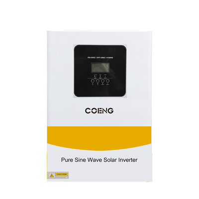 48V 6.2kw অফ গ্রিড হাইব্রিড সোলার ইনভার্টার পিওর সাইন ওয়েভ এমপিপিটি (MPPT) ব্যাটারি বিকল্প ছাড়াই কাজ করে