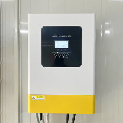 48V 5.5kw 6.2kw একক ফেজ খাঁটি সাইন ওয়েভ এমপিপিটি হাইব্রিড সৌর ইনভার্টার ইকিউ ব্যাটারি ফাংশন সহ গ্রিড বন্ধ