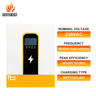 48V হাইব্রিড সোলার ইনভার্টার 8.5kw 11kw সিঙ্গেল ফেজ অফ গ্রিড পিওর সাইন ওয়েভ ডুয়াল MPPT উচ্চ দক্ষতা সহ