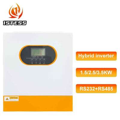 2.5KW Off Grid Inverter 24V Battery Pure Sine Wave MPPT 100A Charger High PV Input 60-500VDC Single Phase for Home Use