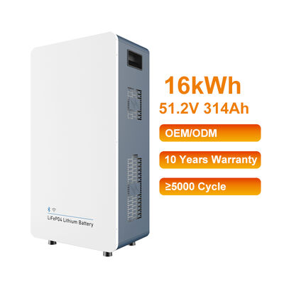 দীর্ঘ চক্র জীবন হোম পাওয়ার স্টোরেজ 51.2V 314Ah 6000 বার